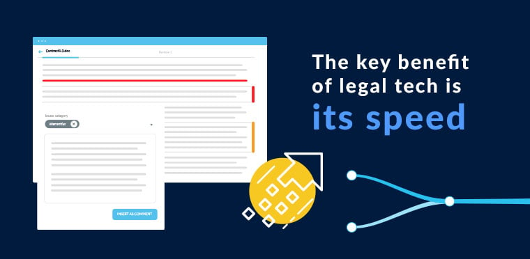 The key benefit of legal tech is its speed
