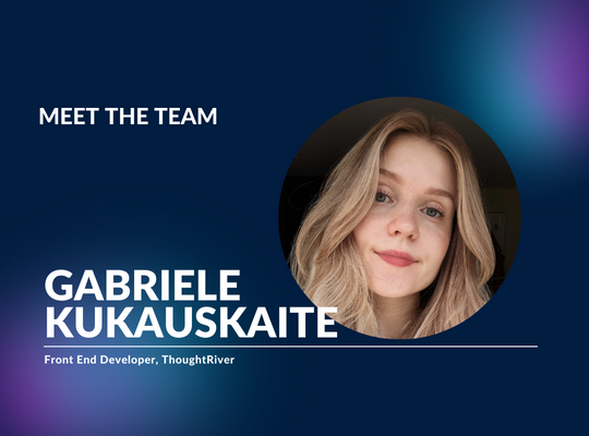Meet the Team: Gabriele Kukauskaite, Front End Developer